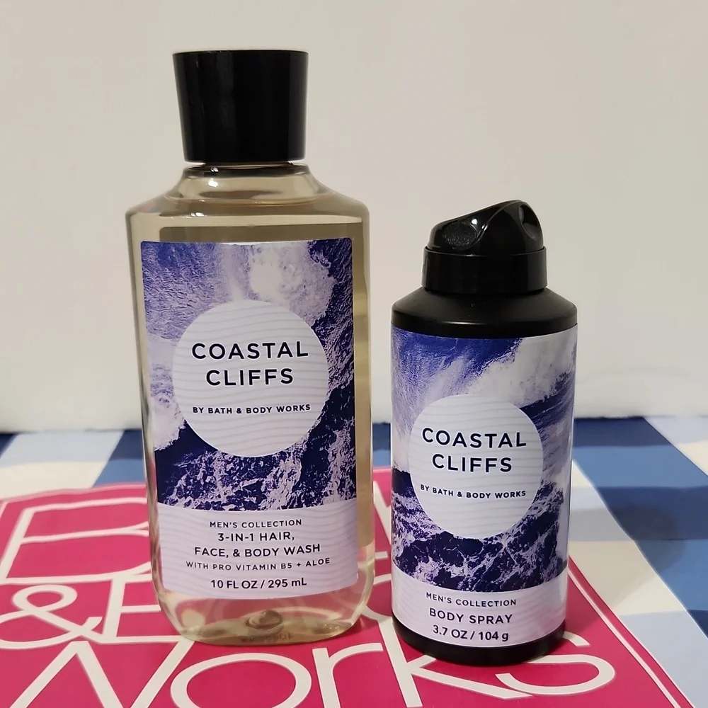 Bath & Body Works Men's Coastal Cliffs Body Wash & Spray
